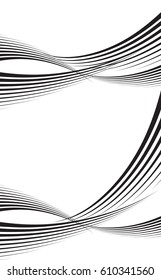 abstract smooth gray wave curve motion lines graphic