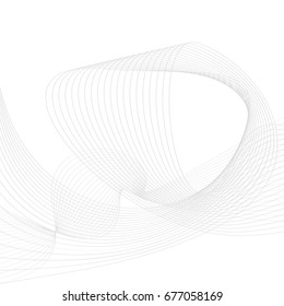 abstract smooth gray wave curve motion lines graphic