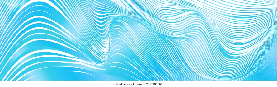 abstract smooth gray wave curve motion lines graphic