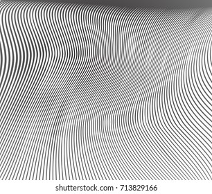 abstract smooth gray wave curve motion lines graphic