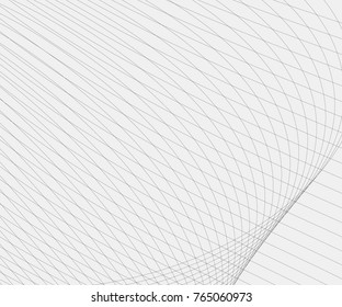 Abstract smooth gray wave line vector. Gray smoke. Business wave background. Technology wave banner 