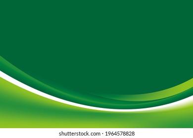 Abstract Smooth Green Curve Background Design Stock Vector (Royalty ...