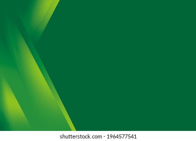 Abstract Smooth Green Geometric Background Design Template Vector, Professional Dark Green Mesh Gradient Element with Copy Space for Text