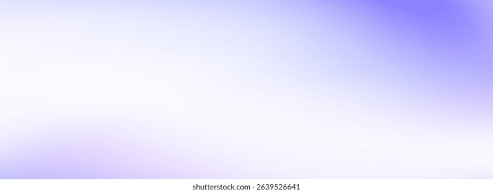 Abstract smooth lavender gradient background. Soft light violet satin wallpaper. Pastel lilac color backdrop for banner, flyer, presentation, advertising. Vector subtle blurred purple liquid cover