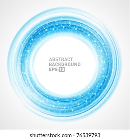 Abstract smooth light circle vector background. Eps 10.