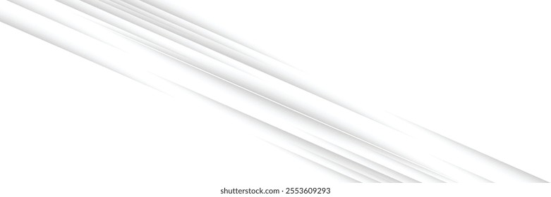 Abstract smooth light gray geometry paper futuristic minimal subtle vector background