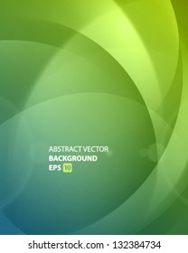 Abstract smooth light lines vector background