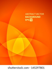 Abstract smooth light lines vector background