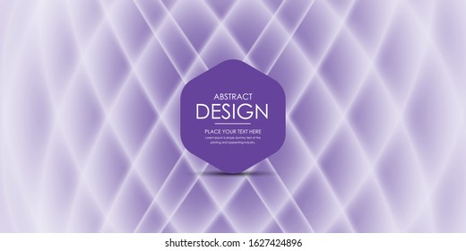 Abstract smooth light lines vector purple background