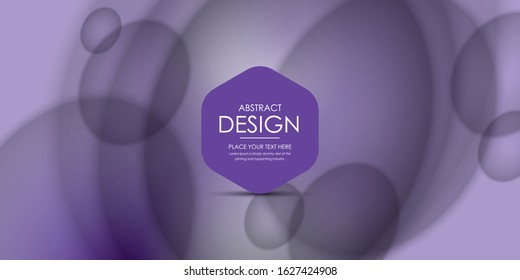 Abstract smooth light lines vector purple background