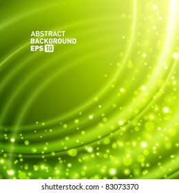 Abstract smooth light lines vector background. Eps 10.