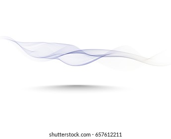 Abstract smooth lines vector background