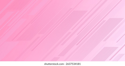 Abstract smooth low light pink background - geometric diagonal line effect. Dynamic shapes composition. Suit for curve. 