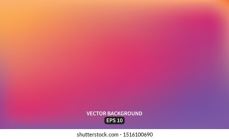 Abstract smooth mesh background, colorful blurred design,Vector illustration in EPS10