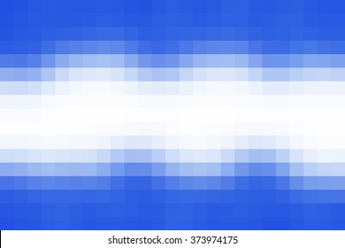 Abstract smooth mosaic tile blue background for any design, horizontal format.