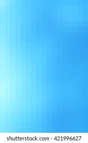 Abstract smooth mosaic tile blue background for any design, vertical format.