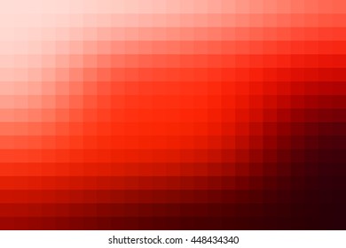 Abstract smooth mosaic tile red background for any design, horizontal format.