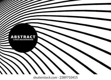 abstract and smooth motion dark lines on white background desgin vector