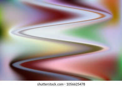 Abstract smooth multicolor color wavy vector art background.