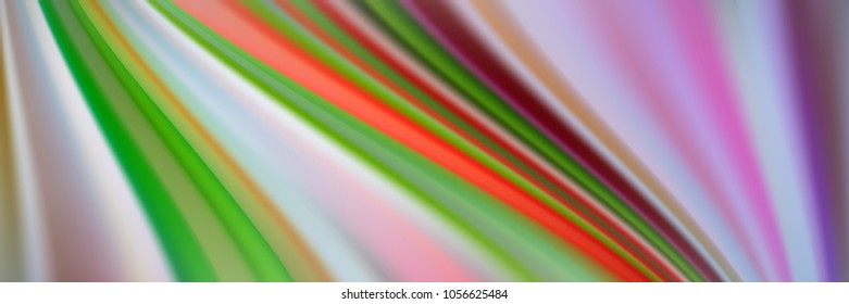 Abstract smooth multicolor color wavy vector art background.