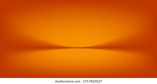 Diseño de fondo naranja liso Abstractas, estudio, habitación, Plantilla de Web, informe de negocios con color de degradado circular liso