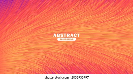 Abstract Smooth Orange Background. Simple Flow Background Template for banner, poster, wallpaper, and flyer. Vector Smooth Background Illustration