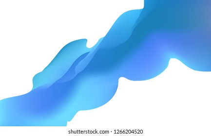Abstract smooth orange gradient background. Multicolor iridescent background. Artistic wavy background
