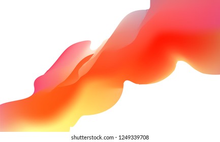 Abstract smooth orange and red gradient background. Multicolor iridescent background. Artistic wavy background - Shutterstock ID 1249339708