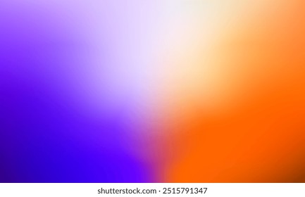 Abstract smooth orange and  violet background. Gradient mesh illustration for digital wallpaper, room backdrop, advertising display, banner, surface, landing page, website cover