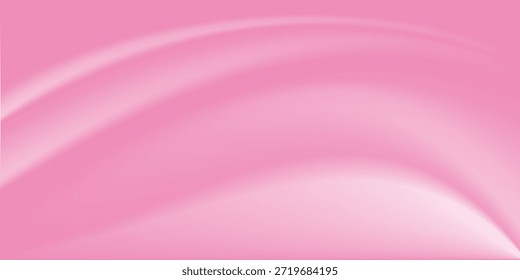 Abstrakte glatte rosa Welle Mesh Gradient Hintergrunddesign, weich rosa Pastell Hintergrund Vorlage Vektor