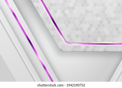 Abstract Smooth Pink White Wavy Background Design Template