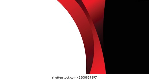 Fondo ondulado rojo y negro liso abstracto con espacio de copia.