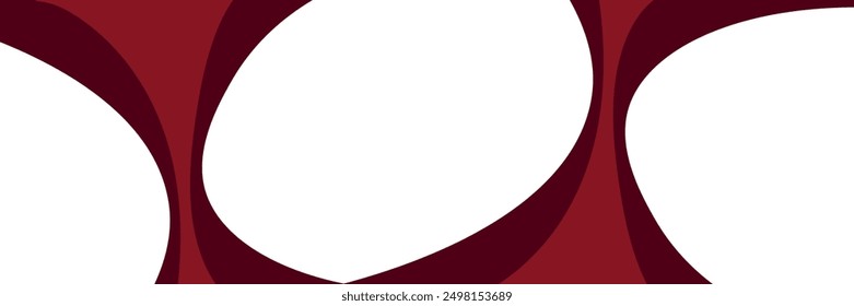 abstract smooth red curves flowing on white background. modern futuristic banner concept.