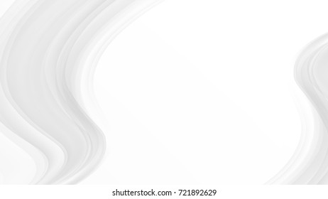 Abstract Smooth Shiny Curve White and Gray Vector Backgrounds