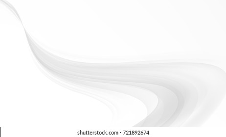 Abstract Smooth Shiny Curve White and Gray Vector Backgrounds