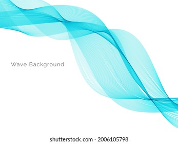 Abstrakter, glatter, stylischer, blauer, dekorativer Hintergrund