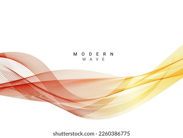 Resumen de diseño de onda colorido y suave vectorial de fondo