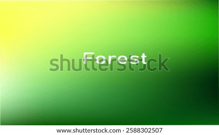 Abstract smooth transition of green. Bright color green gradient. Elegant for environmental related project background. Vector illustration