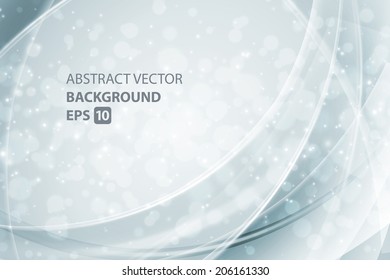 Abstract smooth twist light lines waves vector background 