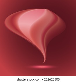 Abstract smooth twist light lines vector background. Eps 10.On a white background