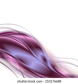 Abstract smooth twist light lines vector background. Eps 10.