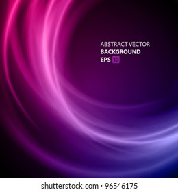 Abstract smooth twist light lines vector background. Eps 10.