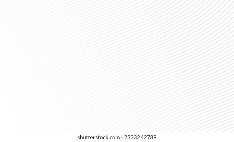 Abstract smooth wave texture gray geometry pattern. Geometric abstract background with simple lines. Creative idea for medical, technology or science design. Vector