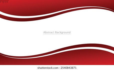 Abstract smooth wave vector background. red business wave background. futuristic waving. red wave modern design concept. water wave vector illustration