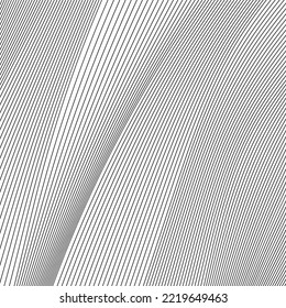 abstract smooth waves background. black and white wavy stripes background