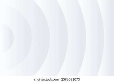 Abstract Smooth White and Light Gray Wave Background – Modern Soft Luxury Texture with Clean and Subtle Design for Elegant and Minimalist Vector Illustration.