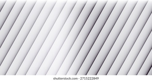 Patrón plástico a rayas blanco liso abstracto o textura para el fondo