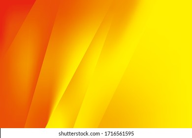 Vector de plantilla de diseño de fondo de degradado de línea amarilla suave