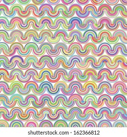 abstract, snake, half circle, stripe, colorful pattern