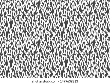 Abstract snake scale skin seamless pattern for fabric design. Vector illustration background. Monochrome animal texture. 